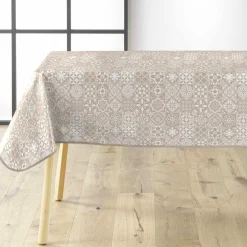 douceur d'intu017drieur Nappe rectangulaire enduite PVC (140 x 240 cm) Carella he Blanc Best