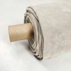 EMINZA Nappe rectangulaire lin lavé (170 x 250 cm) Louise Beige New