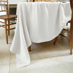 EMINZA Nappe rectangulaire lin lavé (170 x 250 cm) Louise he Blanc Sale
