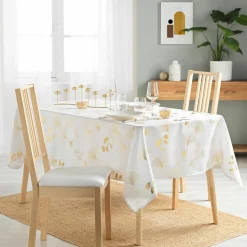 DOUCEUR D'INTERIEUR Nappe rectangulaire (150 x 240 cm) Bloomy he Blanc Outlet