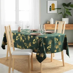 DOUCEUR D'INTERIEUR Nappe rectangulaire (150 x 240 cm) Bloomy Vert Hot