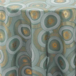 douceur d'intu017drieur Nappe ronde anti tache (180 cm) Eclipse Vert sauge Outlet