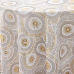 douceur d'intu017drieur Nappe ronde antitache (180 cm) Eclipse he Blanc Discount