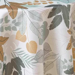 douceur d'intu017drieur Nappe ronde antitache (180 cm) Fidji e Vert Hot