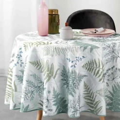 DOUCEUR D'INTERIEUR Nappe ronde (D180 cm) Melisandre e Vert Discount