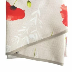 DOUCEUR D'INTERIEUR Nappe ronde (D180 cm) Sweet Poppy Rouge Online