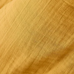 EMINZA Nappe ronde gaze de coton (180 cm) Gaïa Jaune safran Online