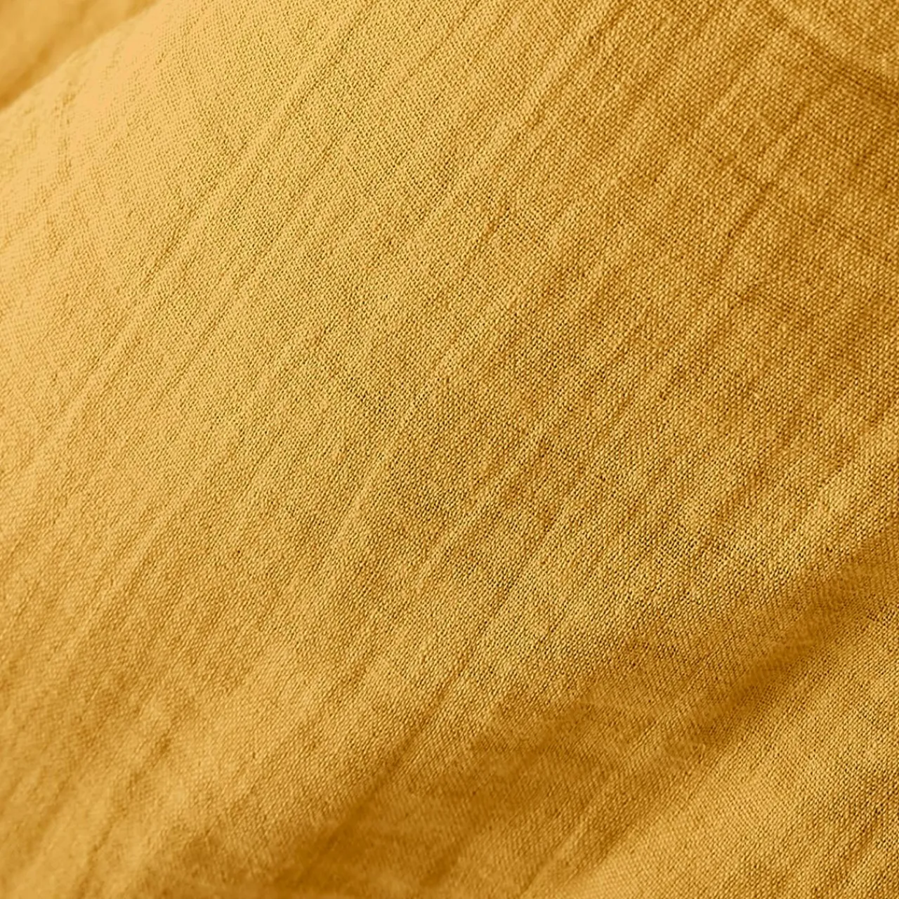 EMINZA Nappe ronde gaze de coton (180 cm) Gaïa Jaune safran Online