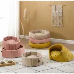 LOVE STORY Niche d'intérieur pour chat Boho D50 cm Bois de rose Online