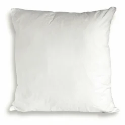 BLEU CALIN Oreiller carré moelleux (60 x 60 cm) Coton bio Blanc Hot