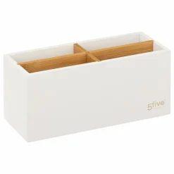 5 Five Simply Smart Organisateur de maquillage 4 compartiments Natureo Blanc Clearance