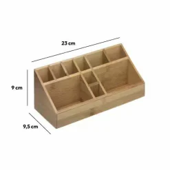 INSTANT D'O Organisateur de maquillage Compartiment Bambou Naturel New