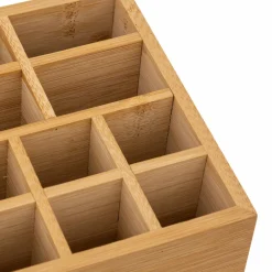 5 Five Simply Smart Organiseur Miroir 10 compartiments Bambou Naturel Outlet