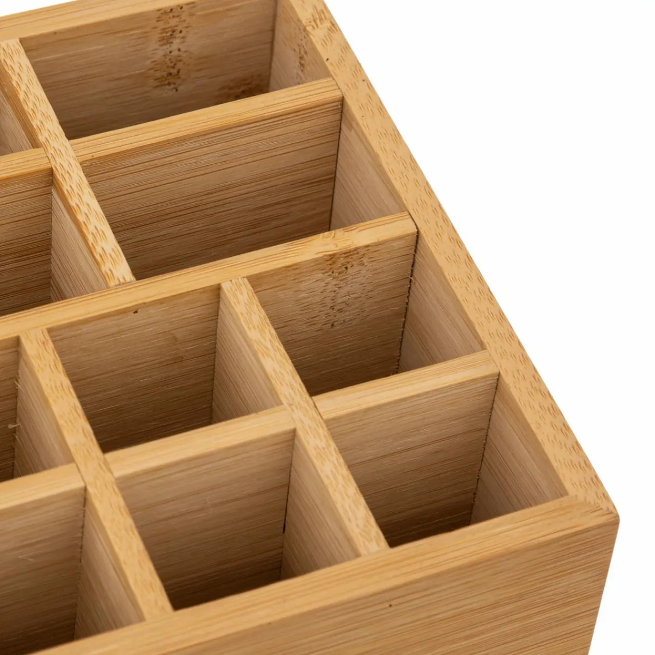 5 Five Simply Smart Organiseur Miroir 10 compartiments Bambou Naturel Outlet