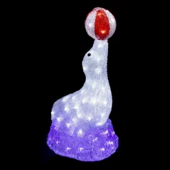 Feeric Lights & Christmas Otarie lumineuse 80 LED (H50 cm) Églantine Blanc froid Discount