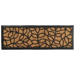 LUANCE Paillasson Coco (25 x 75 cm) Feuille Beige Sale