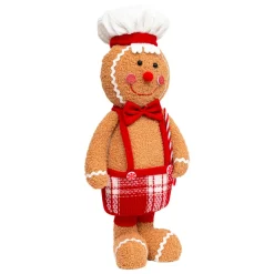 JJA Pain d'épices debout (H49 cm) Petit cuistot Marron clair