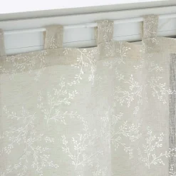 DOUCEUR D'INTERIEUR Paire de voilages à passants (60 x 120 cm) Karla Taupe