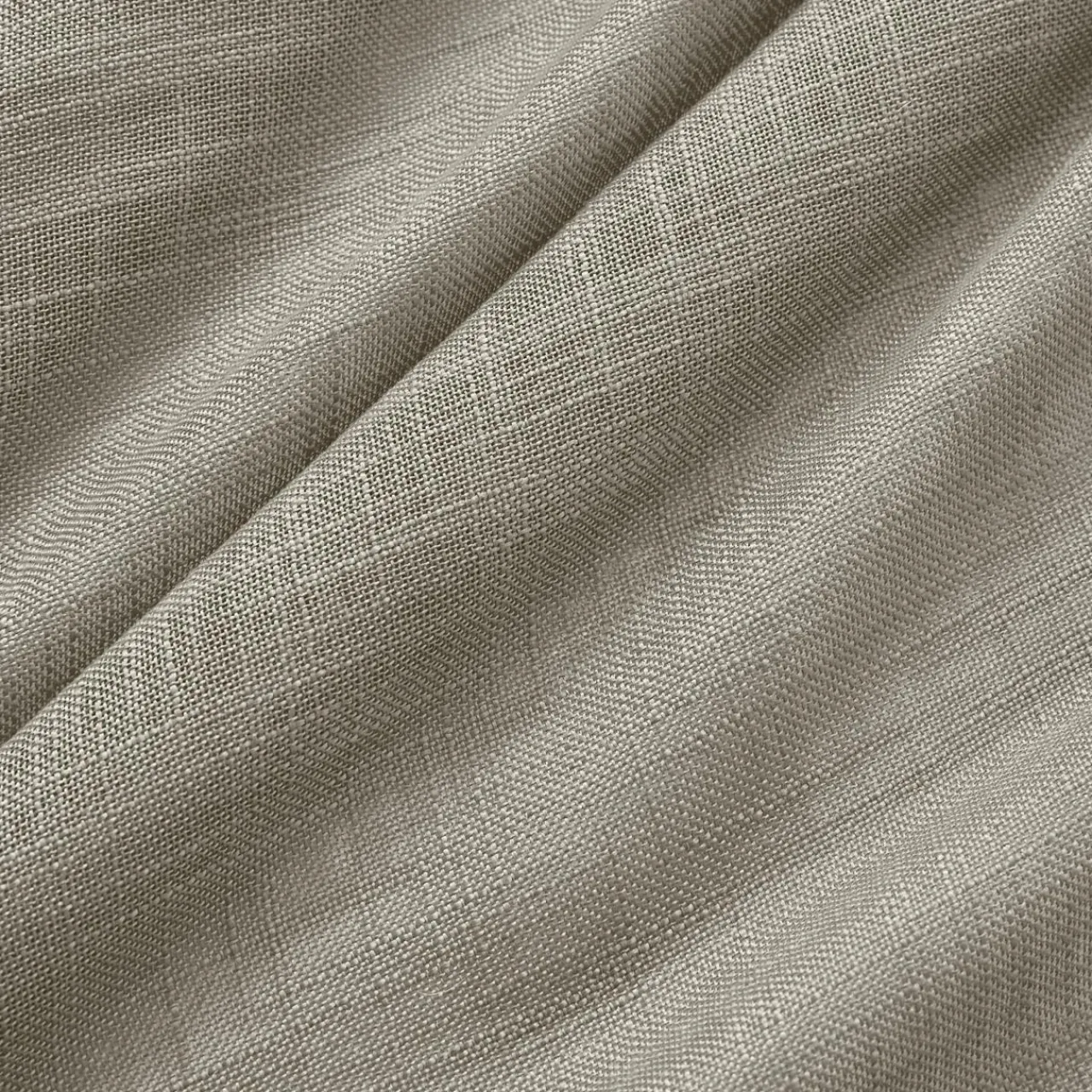EMINZA Paire de voilages passe-tringle effet lin (60 x 160 cm) Robin Taupe Outlet