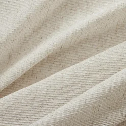 EMINZA Paire de voilages passe-tringle effet lin (60 x 90 cm) Luca Beige Hot