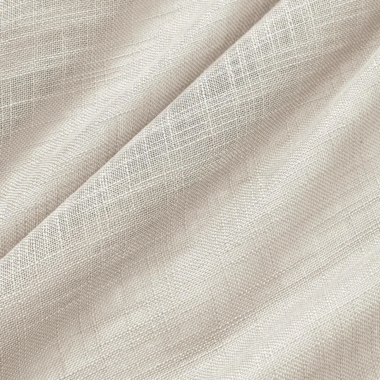 EMINZA Paire de voilages passe-tringle effet lin (70 x 200 cm) Robin Beige Hot