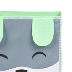 OSTARIA Panier de rangement enfant (29 x 29 cm) Lapin Vert Outlet