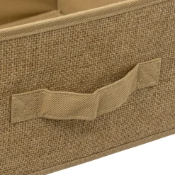 ATMOSPHERA Panier de rangement jute (31 x 31 x 15 cm) Naro Beige Sale