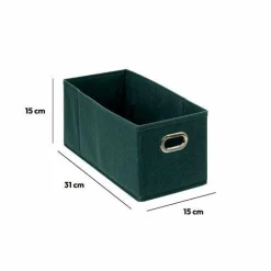 5 Five Simply Smart Panier de rangement (15 x 31 cm) Helena Bleu pétrole Clearance