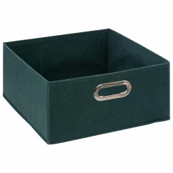 5 Five Simply Smart Panier de rangement ( 31 x 15 cm) Helena Bleu pétrole New