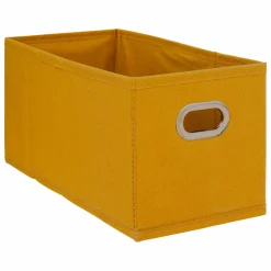 5 Five Simply Smart Panier de rangement (15 x 31 cm) Helena Jaune moutarde Discount