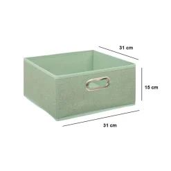 5 Five Simply Smart Panier de rangement (31 x 15 cm) Helena Vert sauge Clearance