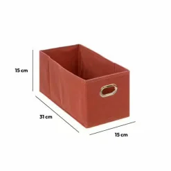 5 Five Simply Smart Panier de rangement (15 x 31 cm) Helena Terre de Sienne Rouge brun Online