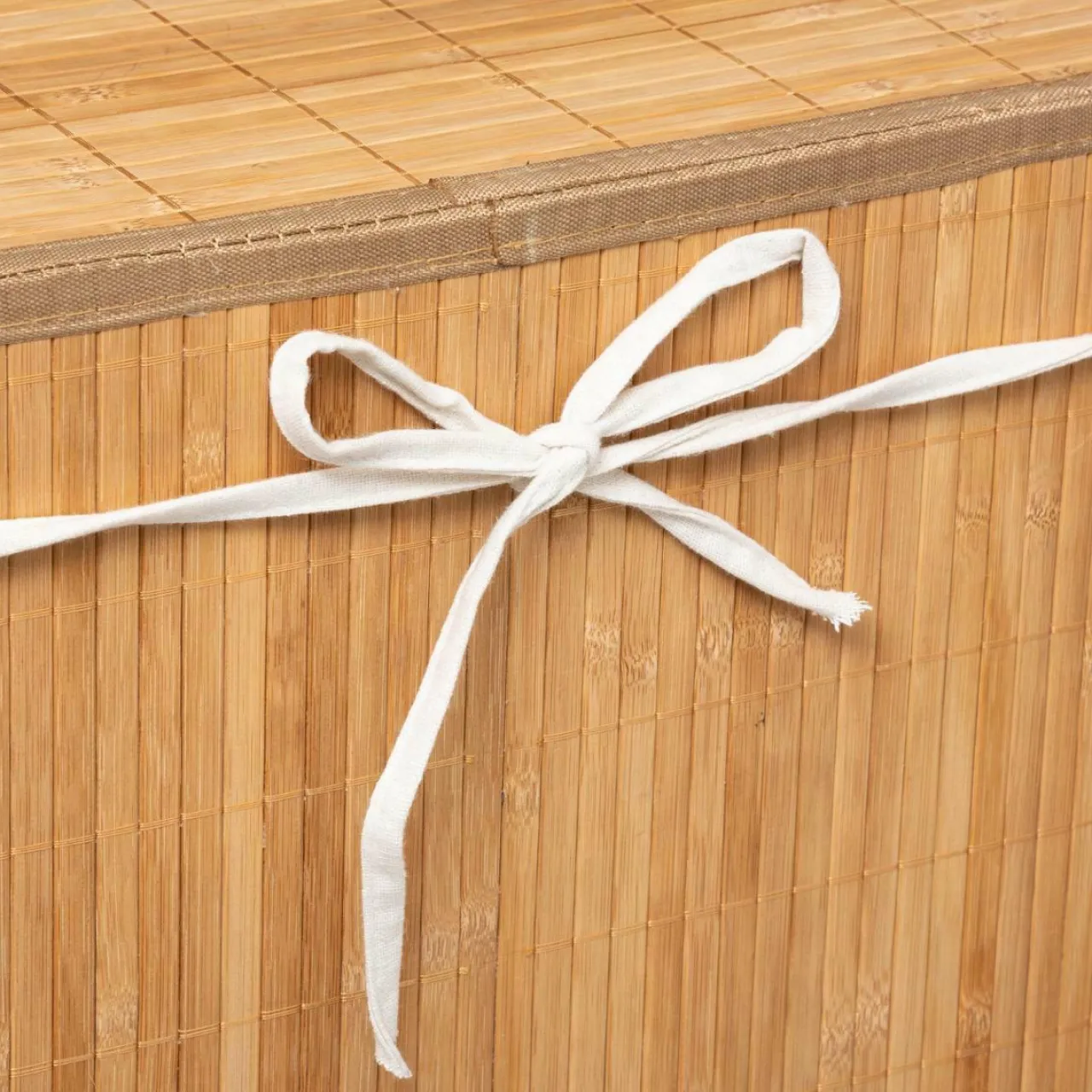 ATMOSPHERA Panier à linge en bambou (H50 cm) Nuevo Naturel Clearance
