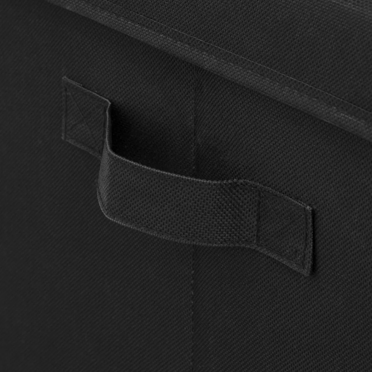 ATMOSPHERA Panier à linge pliable (36 x 36 x 55 cm) Colorama Noir Discount
