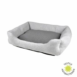 LOVE STORY Panier rectangle pour chat et chien Graphène L60 cm Gris Sale