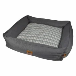 LOVE STORY Panier rectangle pour chat et chien Héritage L75 cm Gris New