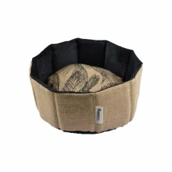 LOVE STORY Panier rond pour chat et chien Bahia D50 cm Noir Best