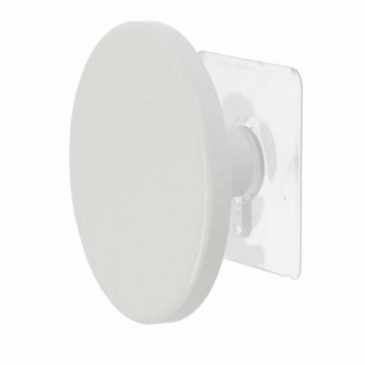 TENDANCE Patère adhésive (D8,5 cm) Easy Chic Blanc New