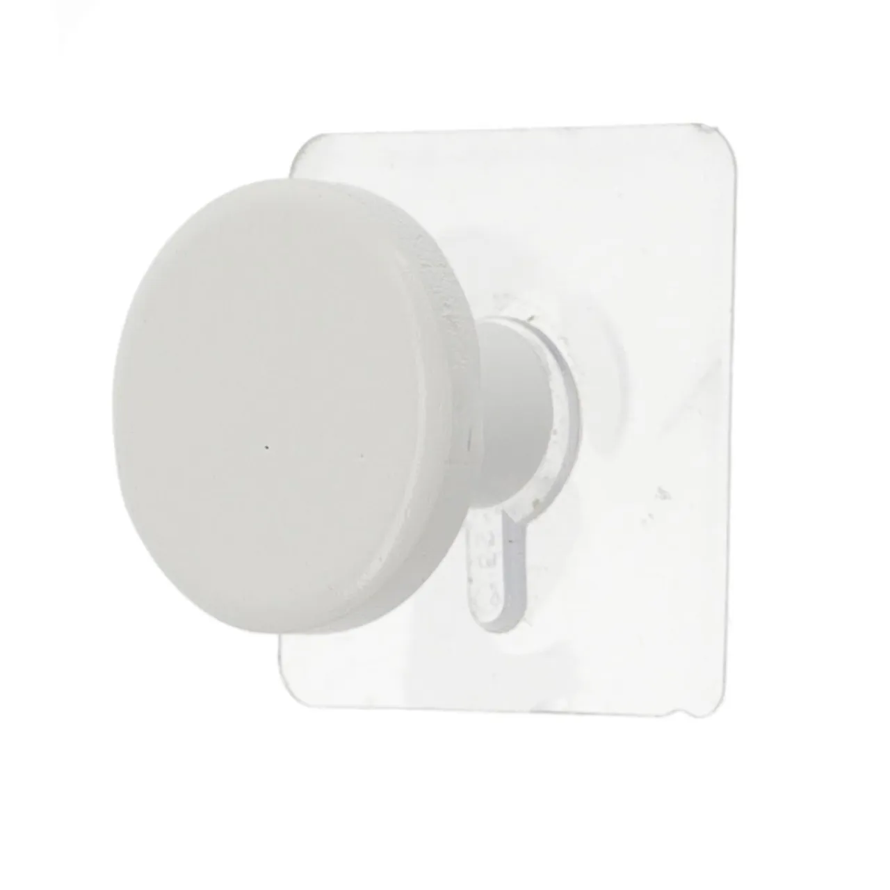 TENDANCE Patère adhésive (D4,5 cm) Easy Chic Blanc Discount