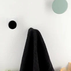 TENDANCE Patère adhésive (D6,5 cm) Easy Chic Kaki Vert kaki Outlet