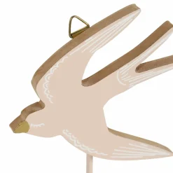 OSTARIA Patère enfant bois Oiseau Rose Online