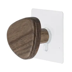 TENDANCE Patère murale adhésive (D6,5 cm) Galet Marron Online