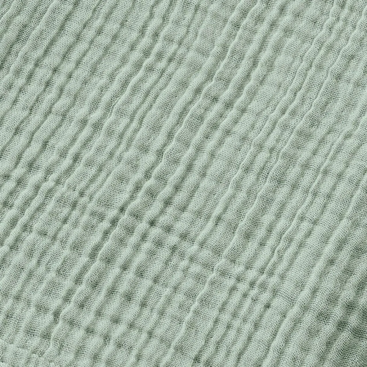 EMINZA Peignoir de bain gaze de coton S/M Gaïa Vert Eucalyptus Hot