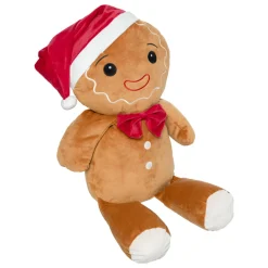 FEERIC LIGHTS Peluche de Noël (H50 cm) Bonhomme Pain d'épice Marron Online