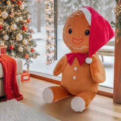 JJA Peluche (H100 cm) Albin le Pain d'épices Marron Hot