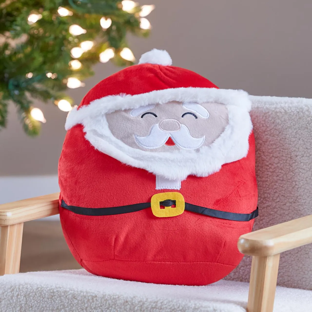 JJA Peluche (H35 cm) Joyeux Papa Noël Rouge Best