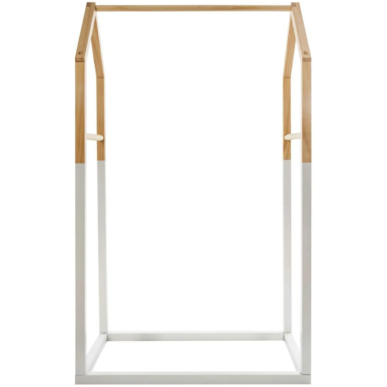 ATMOSPHERA Penderie enfant bois (H100 cm) Maison he Blanc Best