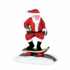 LEMAX Personnage Père Noël en skate Best