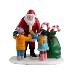 LEMAX Personnages Câlin au Père Noël New