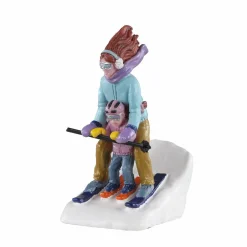 LEMAX Personnages Maman et moi au ski Clearance